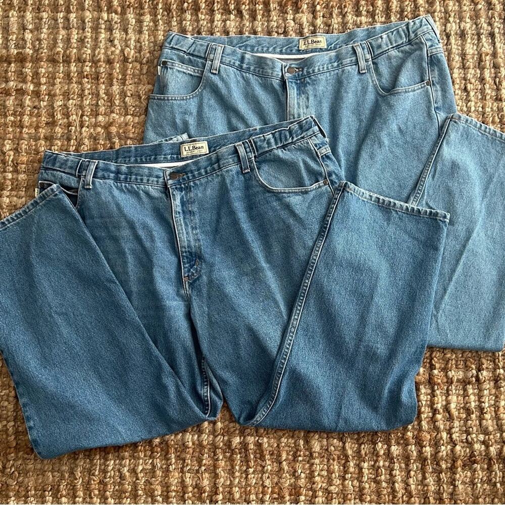 L.L. Bean Light Blue Denim Pants bundle - comfort waist-44x30